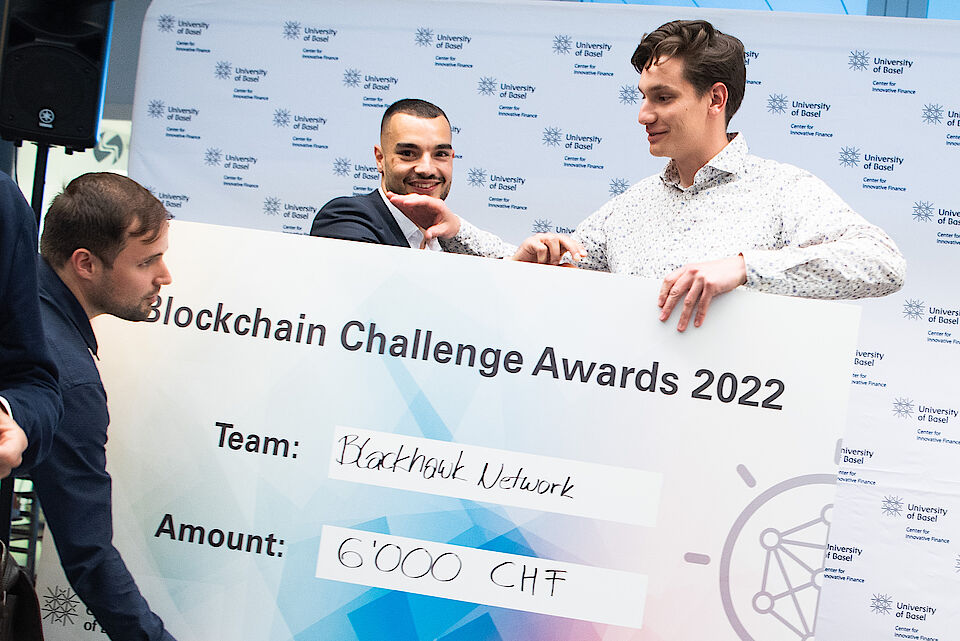 Winner's Billboard Blackhawk Network Blockchain Challenge 2022 University of Basel