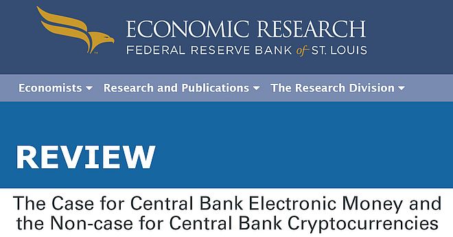 The Case for Central Bank Electronic Money and the Non-case for Central Bank Cryptocurrencies