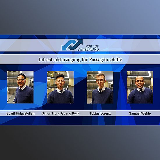Blockchain Challenge 2019 Winner Slides: 2nd place, Port of Switzerland, Participating Students: Syarif Hidayatullah, Simon Hong Guang Kwik, Tobias Lorenz, Samuel Welde