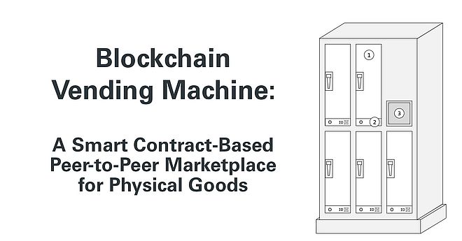 Blockchain Vending Machine: A Smart Contract-Based Peer-to-Peer Marketplace for Physical Goods